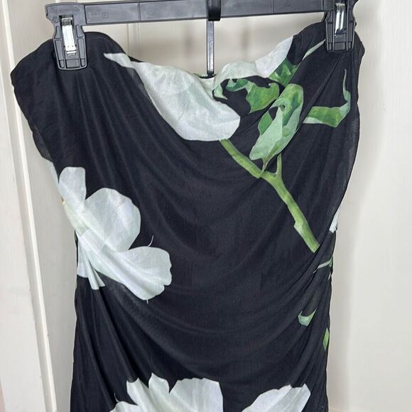 Princess Polly NEKTARIA STRAPLESS MIDI DRESS MULTI Floral Nwot Size 12 - Picture 4 of 9